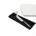 NEW White Marble Cheese Plate and Knife