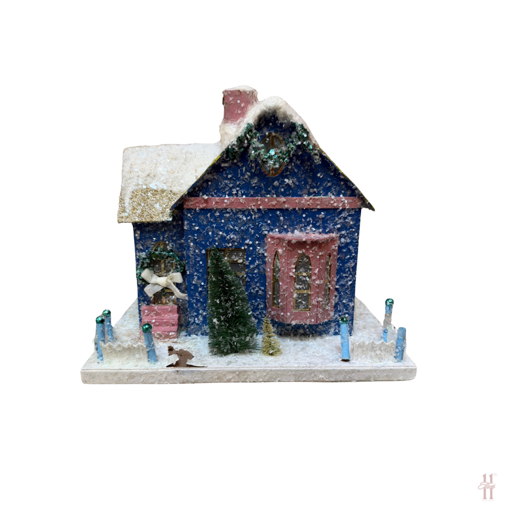 Cody Foster "Periwinkle Cottage" Christmas Village Putz House