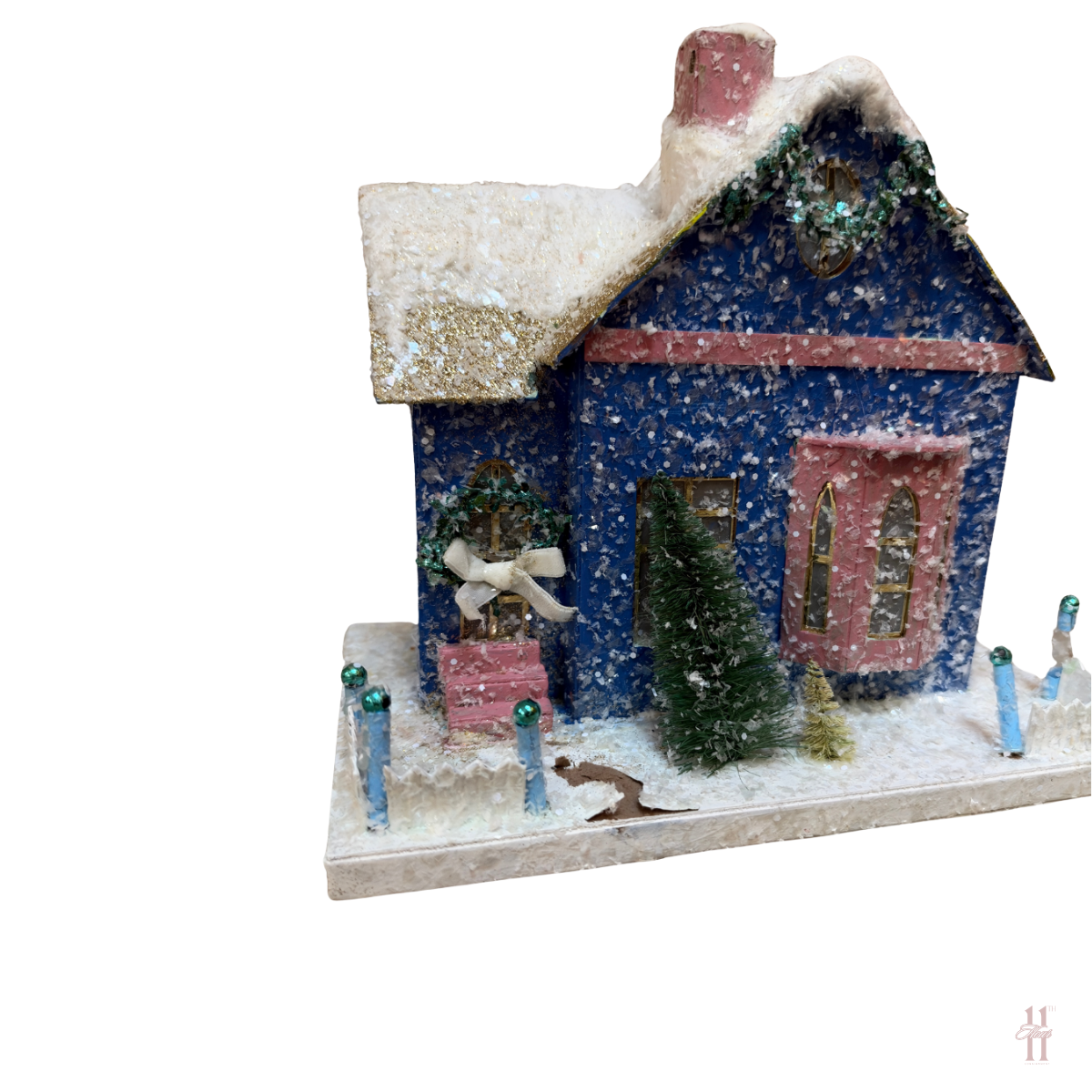 Cody Foster "Periwinkle Cottage" Christmas Village Putz House